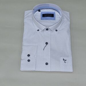 Men's Shirt Classic Line Long Sleeve 80% cotton pol 20% Truzi 022-9013-624 White