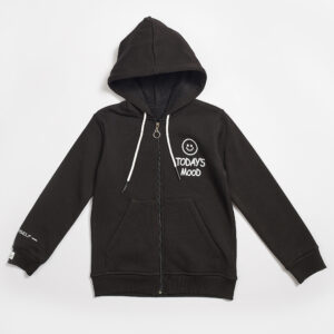 Εβίτα 6-16 Ετών Παιδική Φούτερ Ζακέτα Φούτερ 239050 Μαύρη