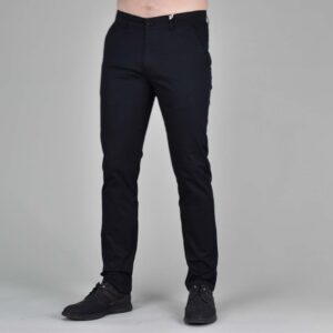 Slim Ανδρικό Υφασμάτινο Παντελόνι Εργασίας Black Ελαστικό H935 Mastino