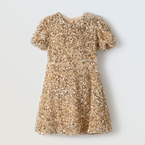 Εβίτα 6-16 Ετών Παιδικό Φόρεμα Με Παγιέτες Χειμερινό