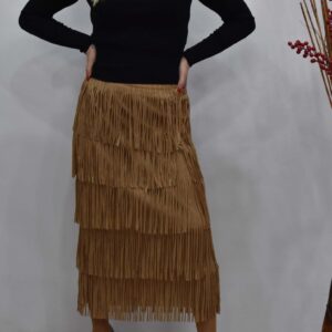 Γυναικεία φούστα με κρόσσια