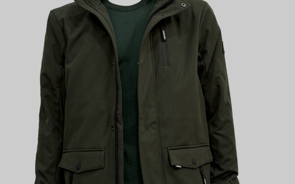 Ανδρικό μπουφάν Jacket parka λαδί RMJK-171 KHAKI - Image 6