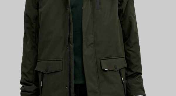Ανδρικό μπουφάν Jacket parka λαδί RMJK-171 KHAKI - Image 7