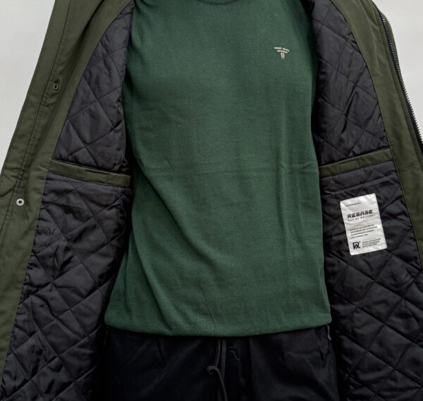 Ανδρικό μπουφάν Jacket parka λαδί RMJK-171 KHAKI - Image 8
