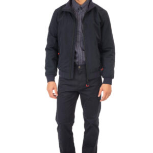 Ανδρικό μπουφάν Jacket μπουφάν λεπτό με επένδυση fleece MJK-2017 DK BLUE