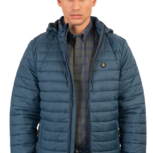 Ανδρικό μπουφάν Jacket Puffer με κουκούλα plus size MJK-188