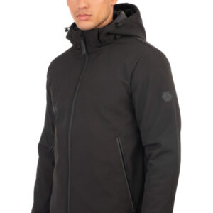 Ανδρικό Μπουφάν Jacket Parka Μαύρο Mjk-2026.VA Double