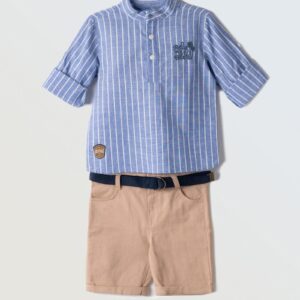 1-6 ετών Hashtag σετ με πουκάμισο και βερμούδα
