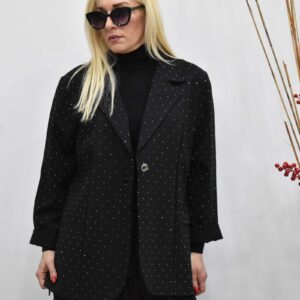 Γυναικείο σακάκι με στρασάκια plus σειρά