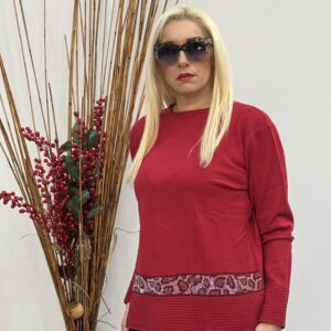 Γυναικεία πλεκτή μπλούζα