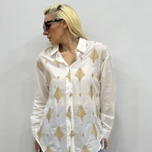 Γυναικείο πουκάμισο με κεντήματα