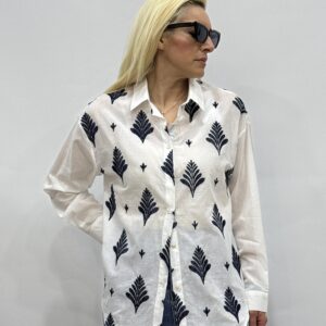 Γυναικείο πουκάμισο με κεντήματα