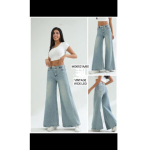 Γυναικείο τζιν παντελόνι σε φαρδύ στυλ