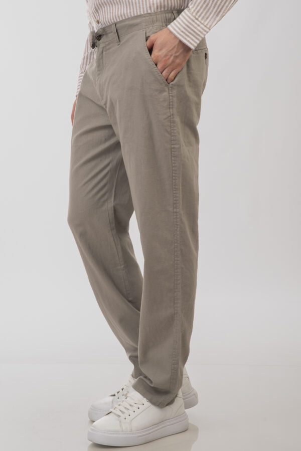 Ανδρικό λινό  παντελόνι stone  chinos  με 2 boxer δώρο
