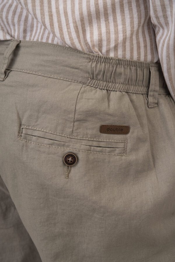 Ανδρικό λινό  παντελόνι stone  chinos  με 2 boxer δώρο - Image 5