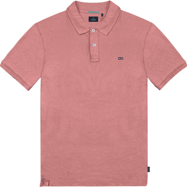 Pique polo μπλούζα ανδρική pink