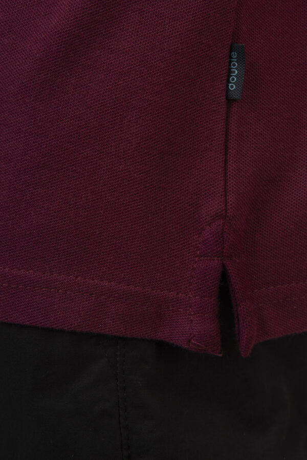 Pique polo μπλούζα  ανδρική Raspberry - Image 6