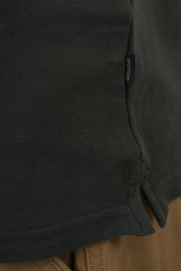 Mao pique polo   μπλούζα Forest green - Image 6