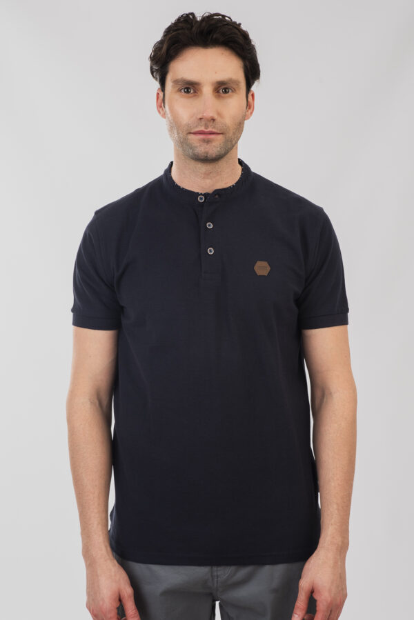 Mao pique polo μπλούζα Navy