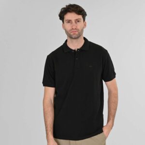 Men's Polo Pique 100% Cotton PS-3032 Black Double