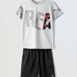 Hashtag 6-16 ετών παιδικό σετ βερμούδα