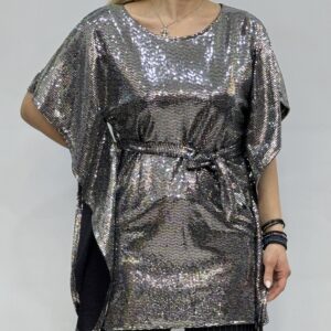 Μπλούζα-φόρεμα με παγιέτες