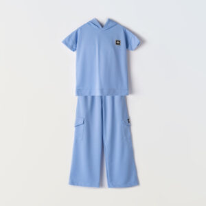 6-16 Ετών Εβίτα Παντελόνα cargo με μπλουζάκι για κορίτσια