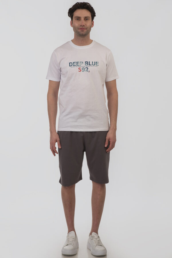 Ανδρικό t-shirt white TS-9013 - Image 2