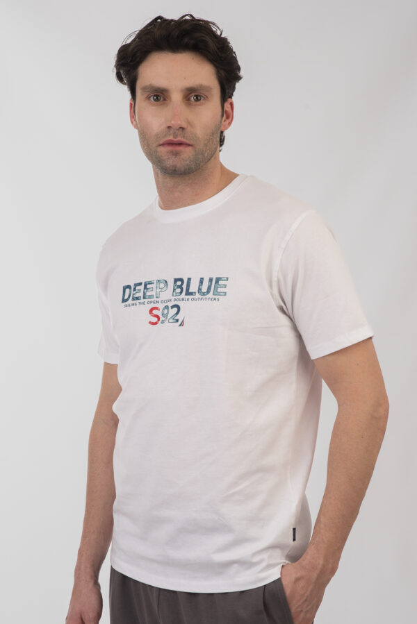 Ανδρικό t-shirt white TS-9013