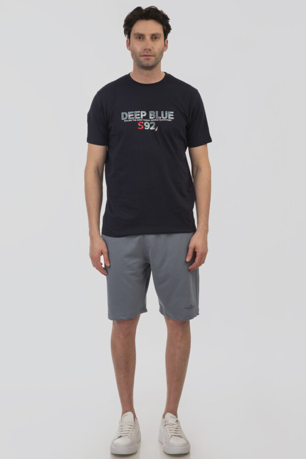 Ανδρικό tshirt-navy TS-9013- - Image 2