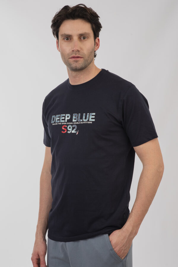 Ανδρικό tshirt-navy TS-9013-