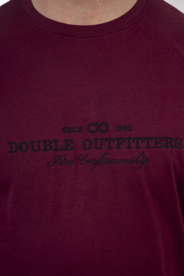 Ανδρικό t-shirt dark raspberry  TS-9016 - Image 4