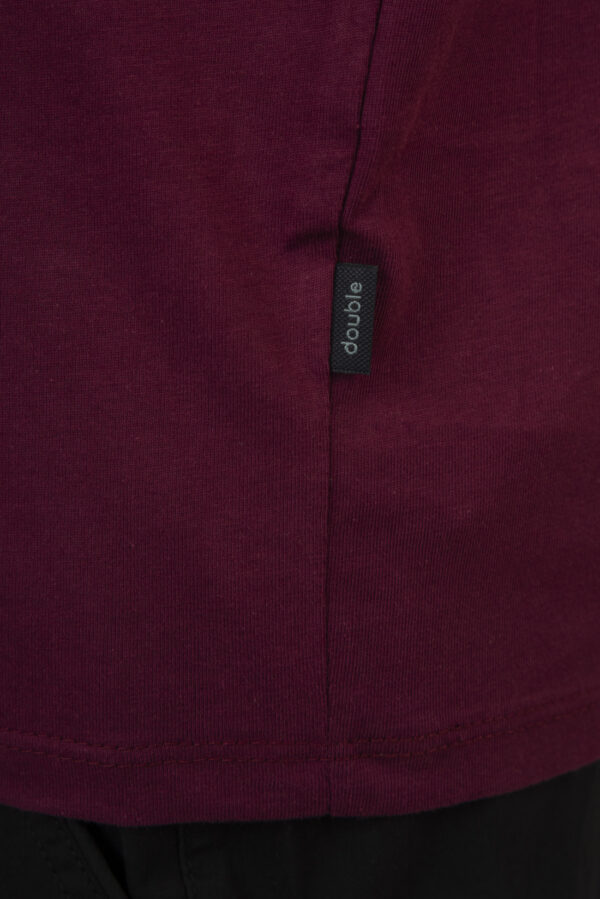 Ανδρικό t-shirt dark raspberry  TS-9016 - Image 5