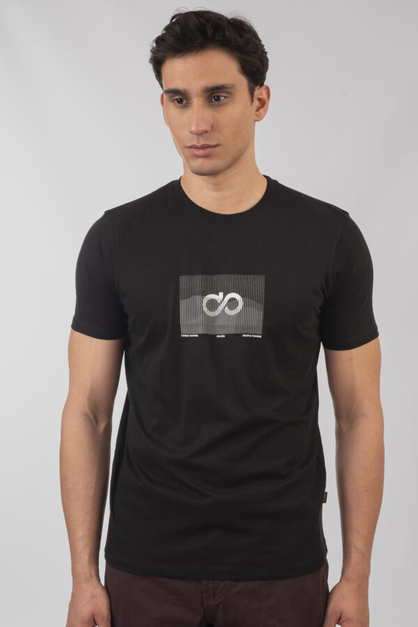Ανδρικό t-shirt black TS-9017