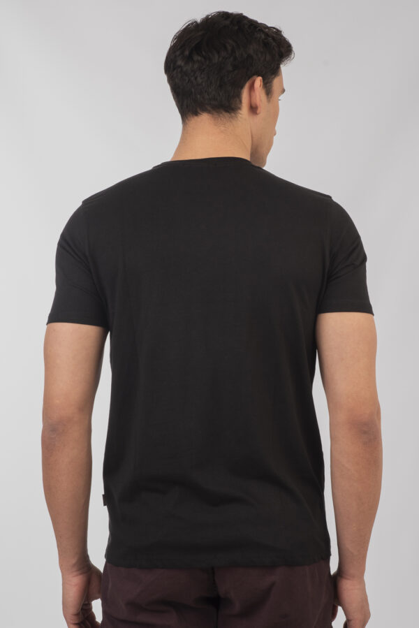 Ανδρικό t-shirt black TS-9017 - Image 3