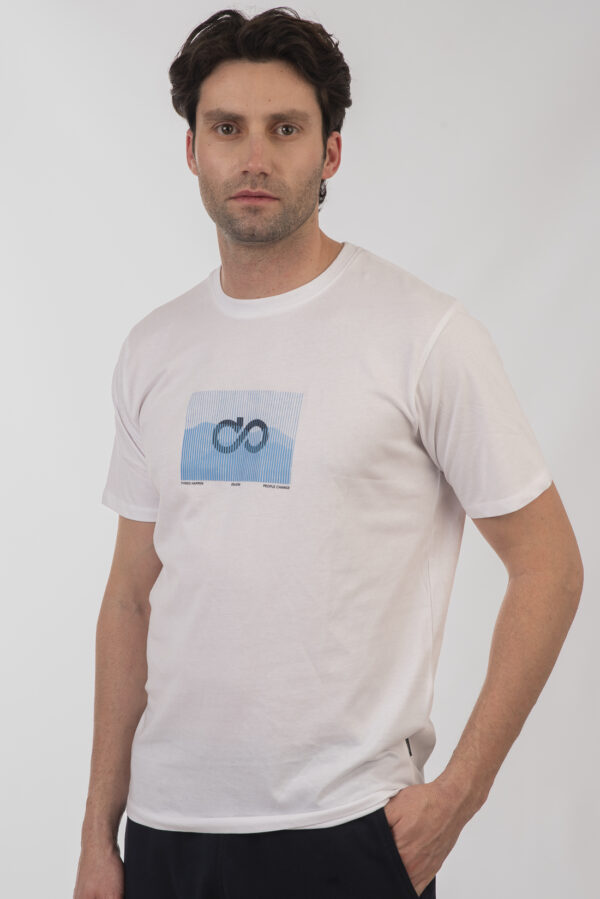 Ανδρικό t-shirt white TS-9017