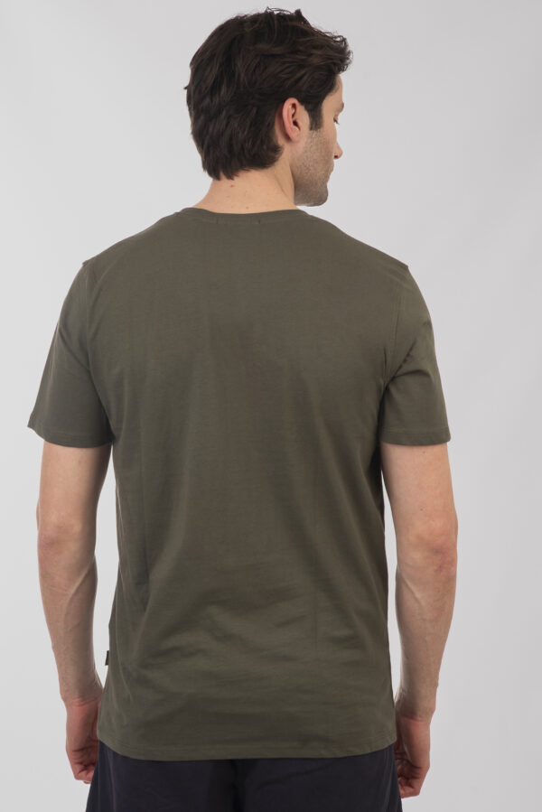 Ανδρικό t-shirt Khaki  TS-9017 - Image 2