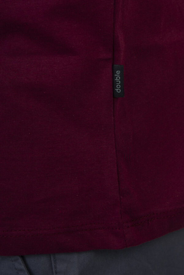 Ανδρικό t-shirt dark raspberry  TS-9017 - Image 3