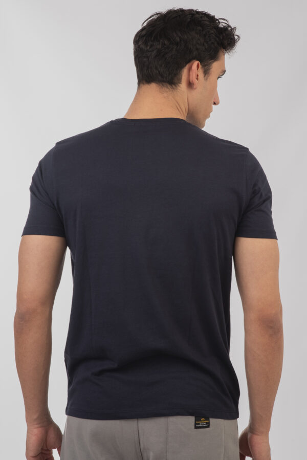 Ανδρικό t-shirt  navy TS-9044 - Image 3