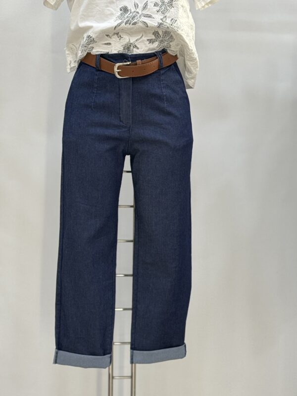 Παντελόνι γυναικείο jean plus size - Image 2