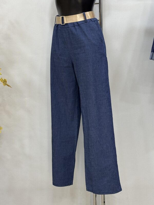 Παντελόνα γυναικεία jean plus size - Image 2