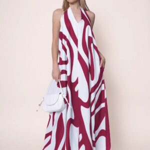 Φόρεμα maxi με πλάτη ανοιχτή