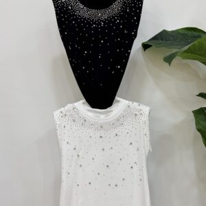 Γυναικεία μπλούζα με zirgon πέτρες