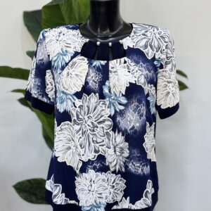 Γυναικείο κλασικό blue μπλουζάκι