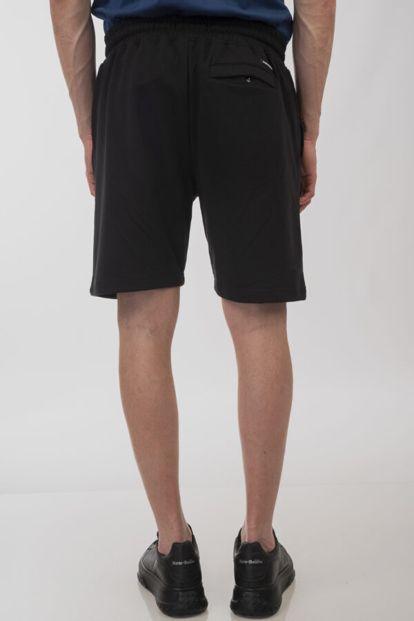 Ανδρικό  σορτσάκι με φερμουάρ στις τσέπες shorts with zipper pockets TS-6013-black - Image 4