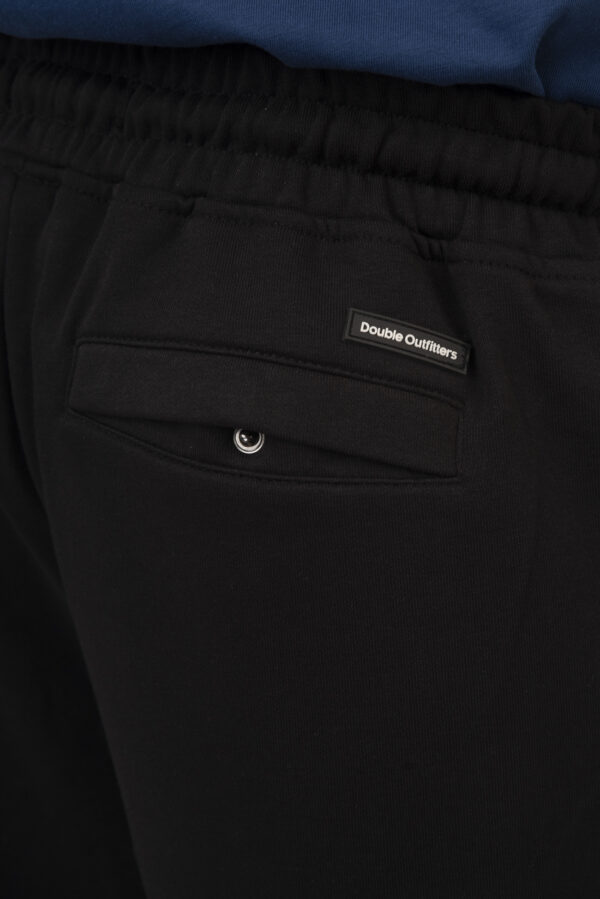 Ανδρικό  σορτσάκι με φερμουάρ στις τσέπες shorts with zipper pockets TS-6013-black - Image 3
