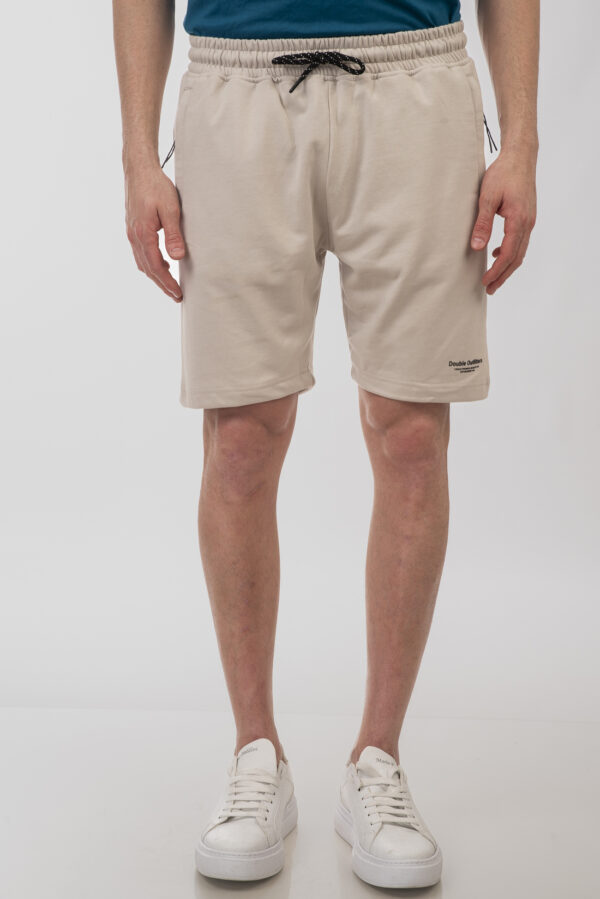 Ανδρικό  σορτσάκι με φερμουάρ στις τσέπες shorts with zipper pockets TS-6013-Ice - Image 6