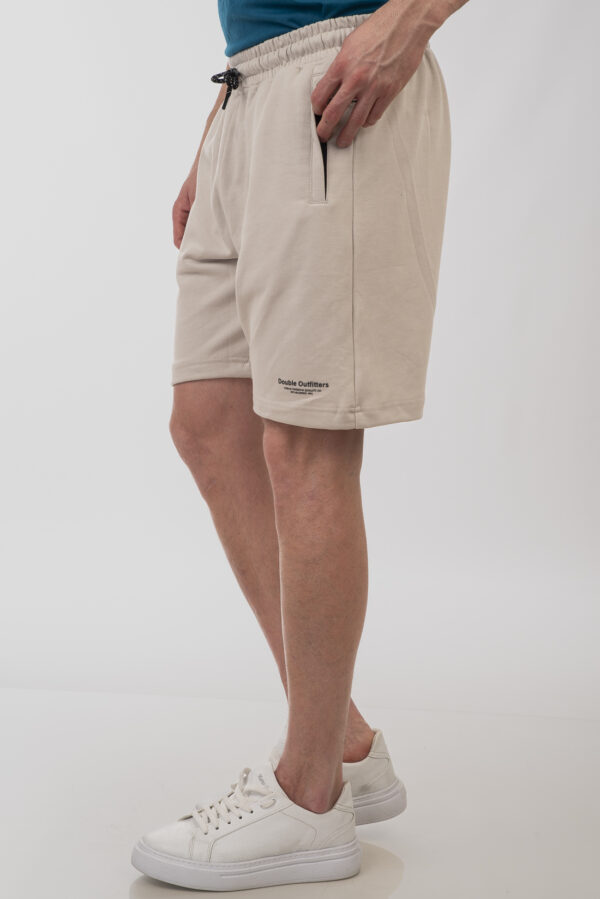 Ανδρικό  σορτσάκι με φερμουάρ στις τσέπες shorts with zipper pockets TS-6013-Ice