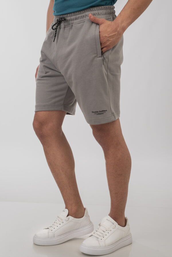Ανδρικό  σορτσάκι με φερμουάρ στις τσέπες shorts with zipper pockets TS-6013-Anthracite