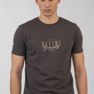 T-shirt ανδρικό cotton TS-9046 Anthracite